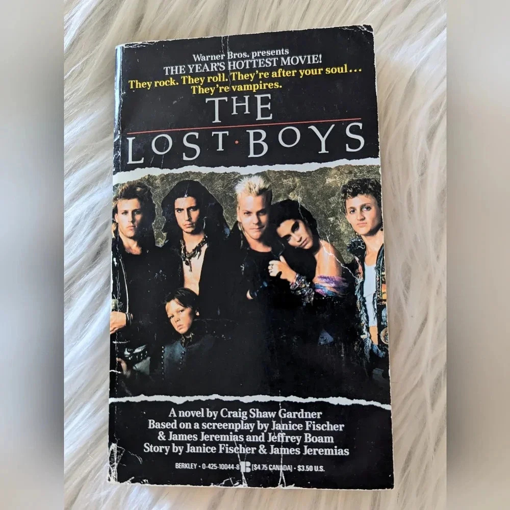 The Lost Boys Paperback Book Movie Tie-In RARE Craig Shaw Gardner 1987 Horror